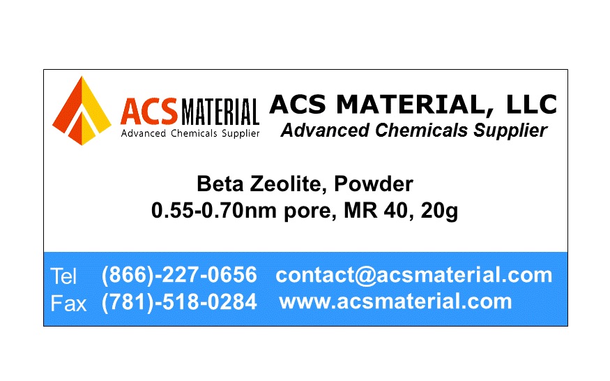 Beta Zeolite Supplier Molecular Sieves Acs Material