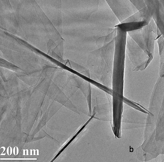 TEM graphene nanoplatelet