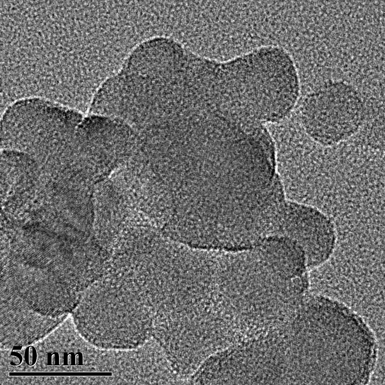 Typical TEM Image of ACS Material Fullerene C60 (Type A)