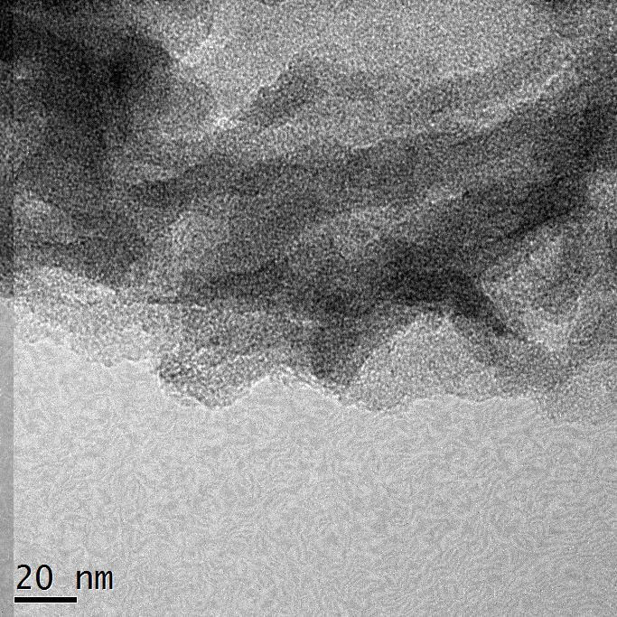 Fluorinated Graphene-TEM