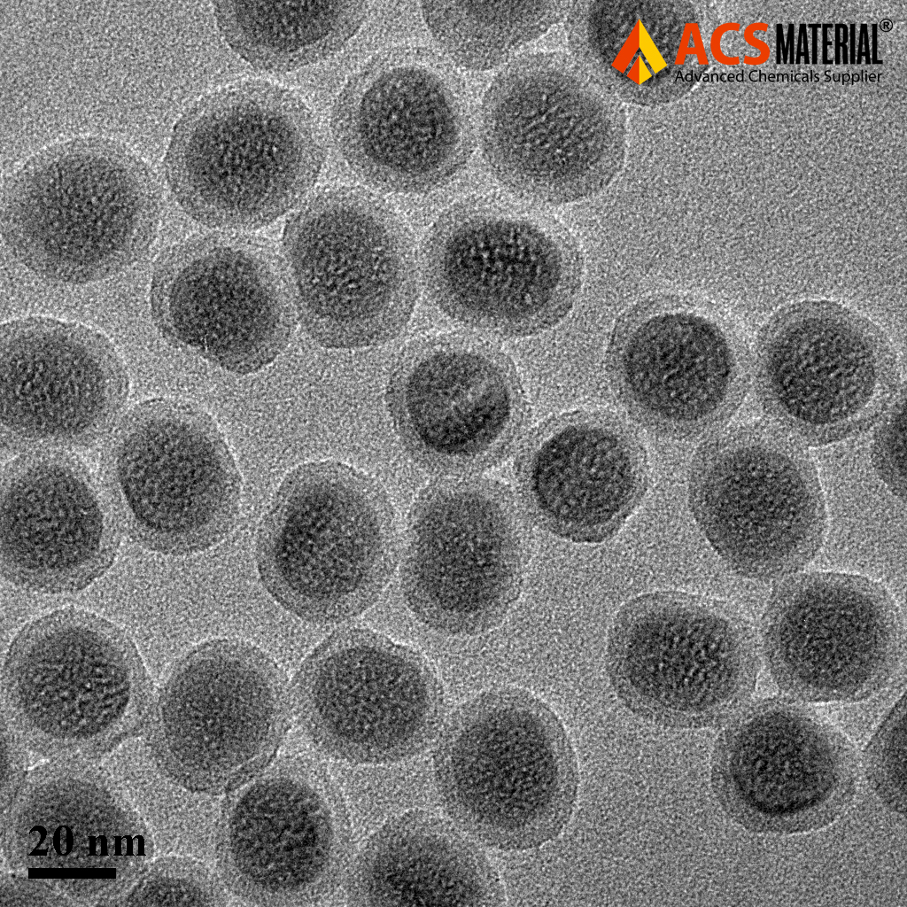 TEM Image of ACS Material SiO2-COOH Modified Upconverting Nanoparticles TEM Image of ACS Material SiO2-COOH Modified Upconverting Nanoparticles