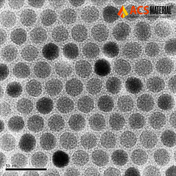 TEM Image of ACS Material Upconverting Nanoparticles TEM Image of ACS Material Upconverting Nanoparticles