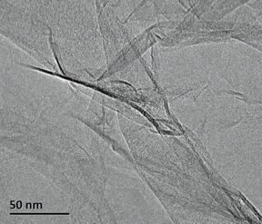 Typical TEM Analysis of ACS Material Highly Conductive Reduced Graphene Oxide