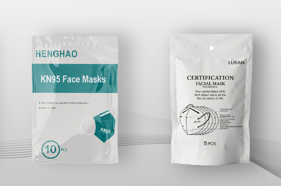 individual face mask packets