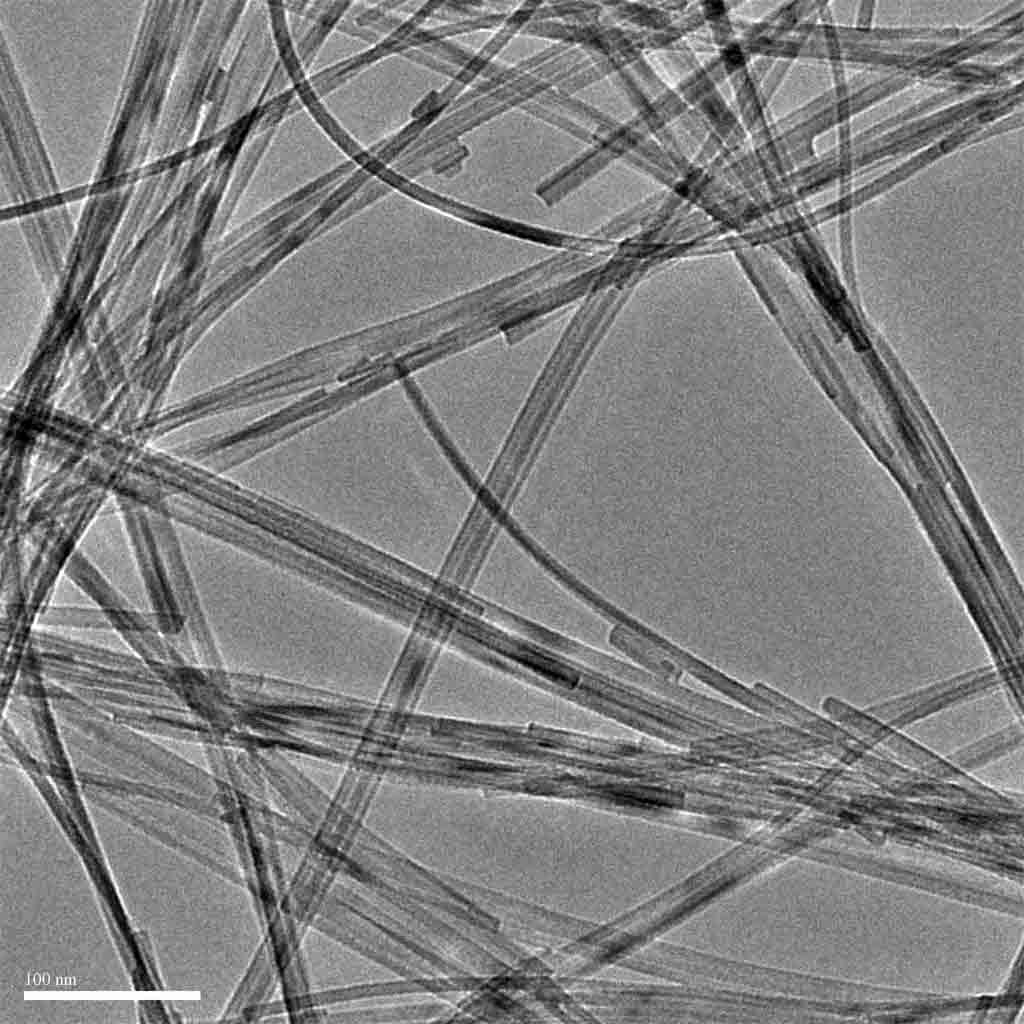 Typical TEM Image of ACS Material TiO2NW-A